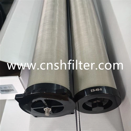 Substituição do elemento do filtro de ar do secador a frio Hankison E9-48
